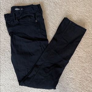 Old Navy Solid Black Skinny Jeans
